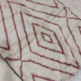 Handmade moroccan berber rug 160 x 128 cm