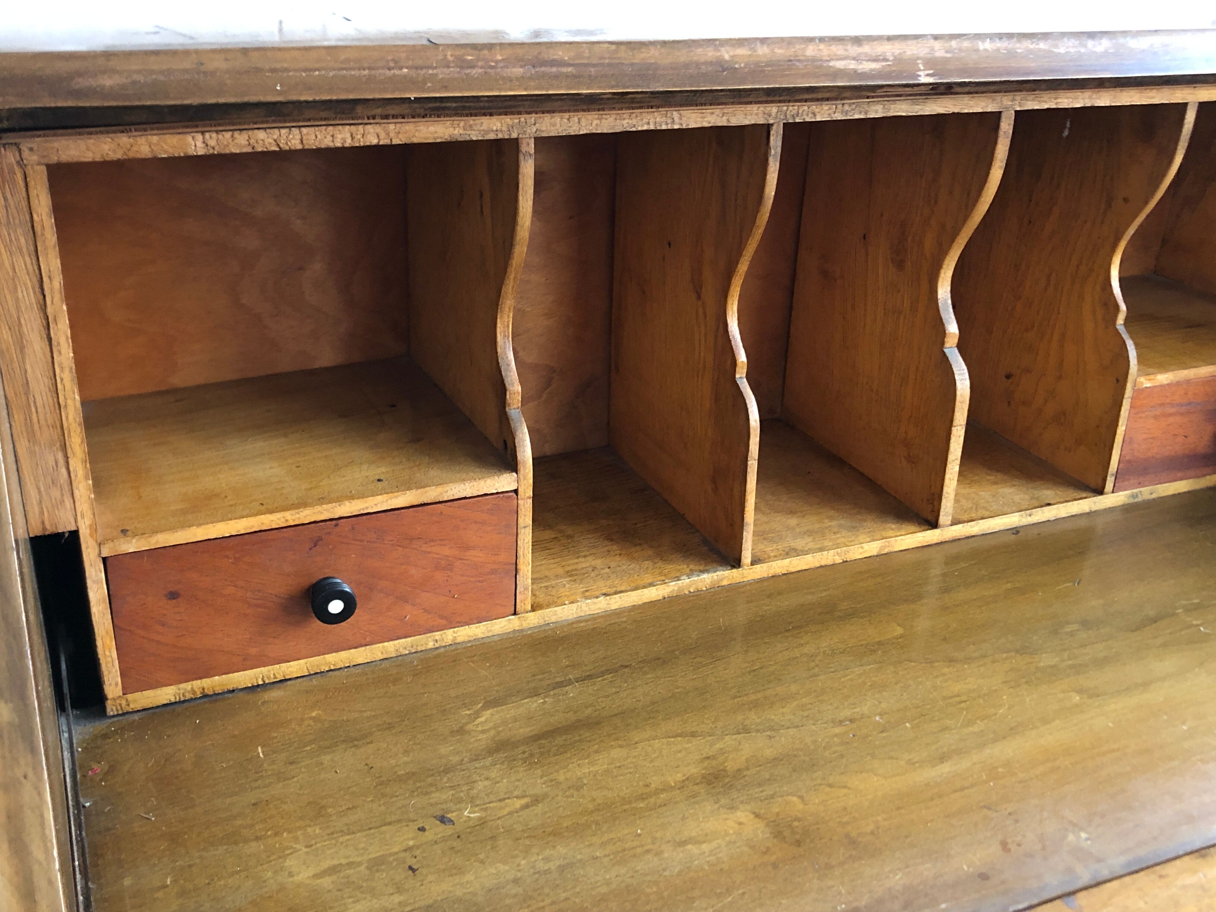 English secretary Chippendale style