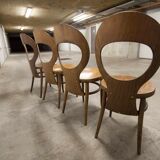 Set of 4 baumann chairs model Seagull 1970