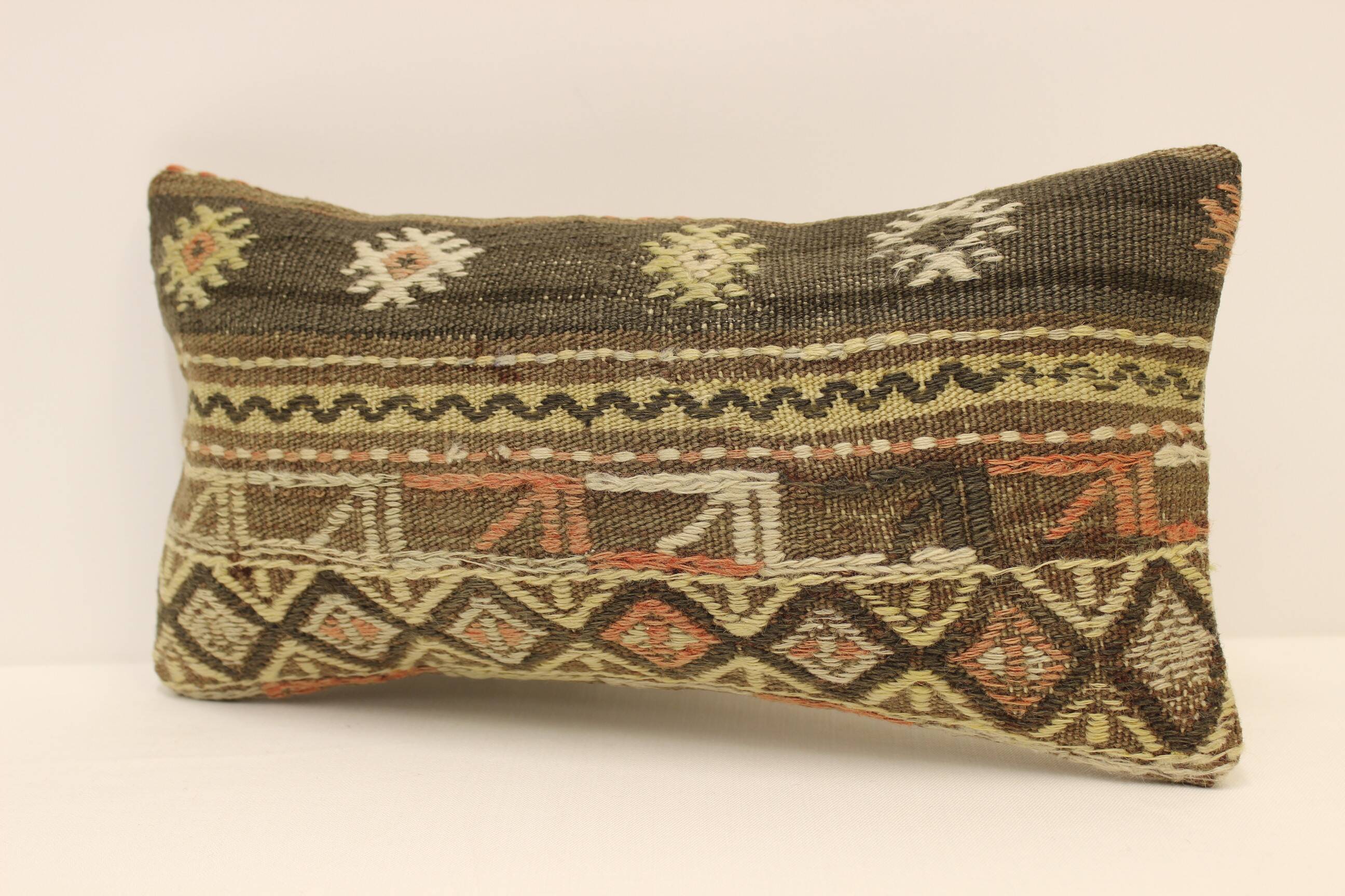 Turkish kilim cushion, 20x40 cm, YK-216