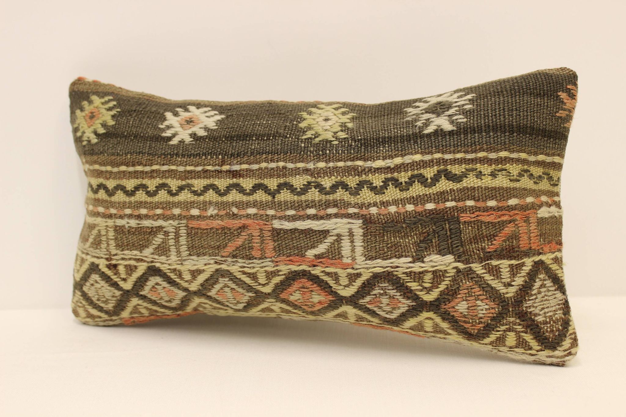 Turkish kilim cushion, 20x40 cm, YK-216
