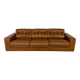 Ancien canapé en cuir camel 3 places design De Sede DS-40 vintage an70