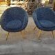 Paire fauteuils tchèques, 1960