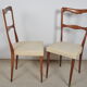 Scandinavian chairs skaï white