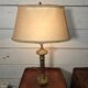 Empire style lamp in gilded bronze from the 19th century.