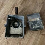 Vintage SNCF railway lamp