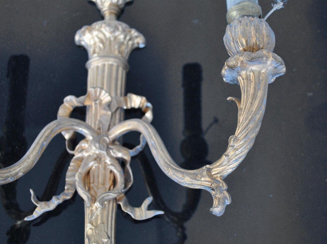 Pair of wall in Louis XVI style ormolu