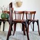 Lot de 6 chaises anciennes de bistrot