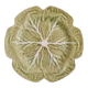 Green slurry dish antique cabbage pattern