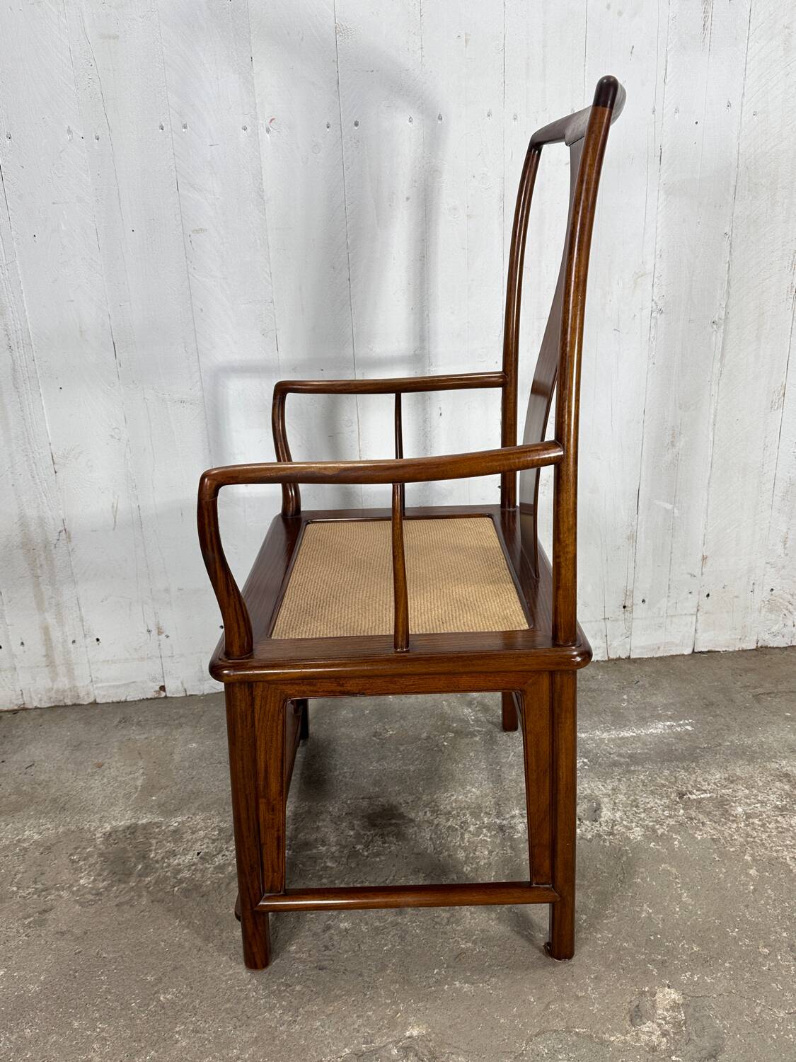 Sublime old teak armchair
