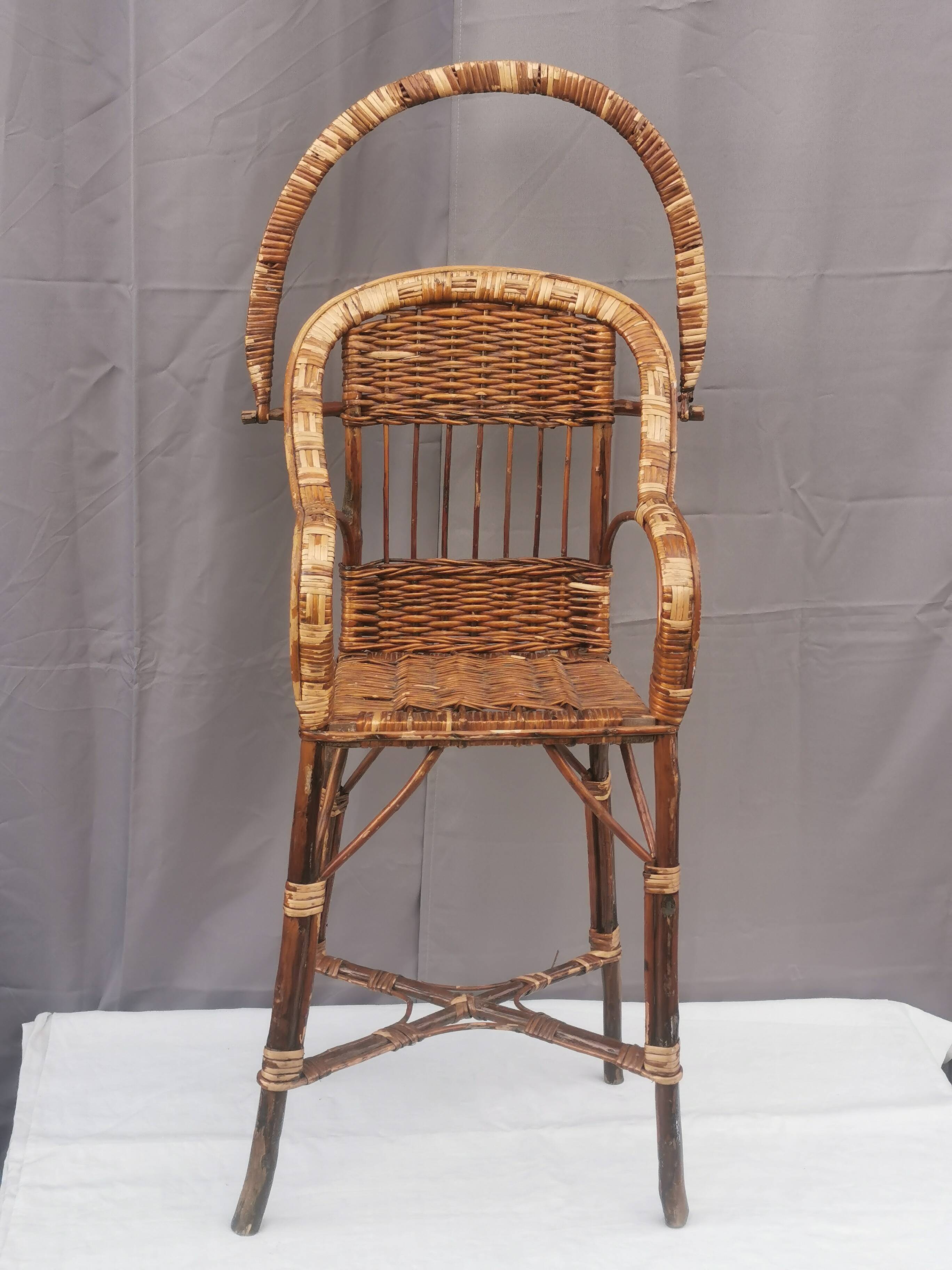 Vintage children’s high chair