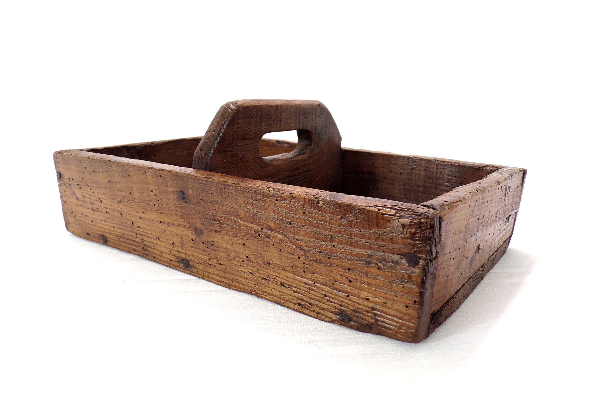 Old wooden basket