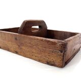 Old wooden basket