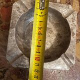 Ashtray, beige marble catch-all.