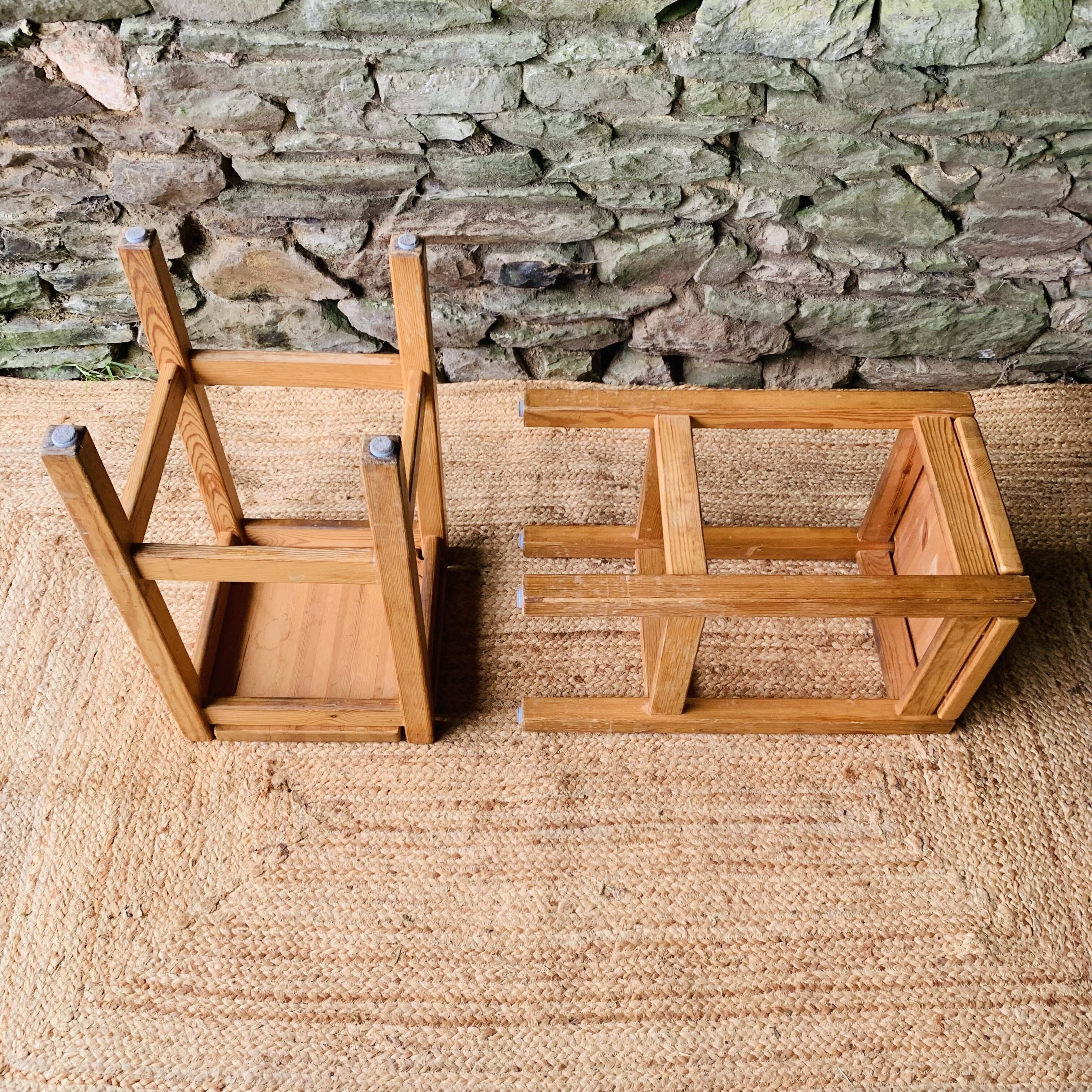 Pair of vintage Hongisto stools by Ilmari Tapiovaara