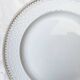 7 vintage flat plates in golden white porcelain BAVARIA model "Annabell"