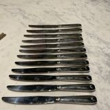 12 couteaux Inox . Vintage
