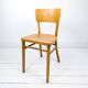 Chaise vintage Frankfurter en bois Mid-Century design rétro classique pour