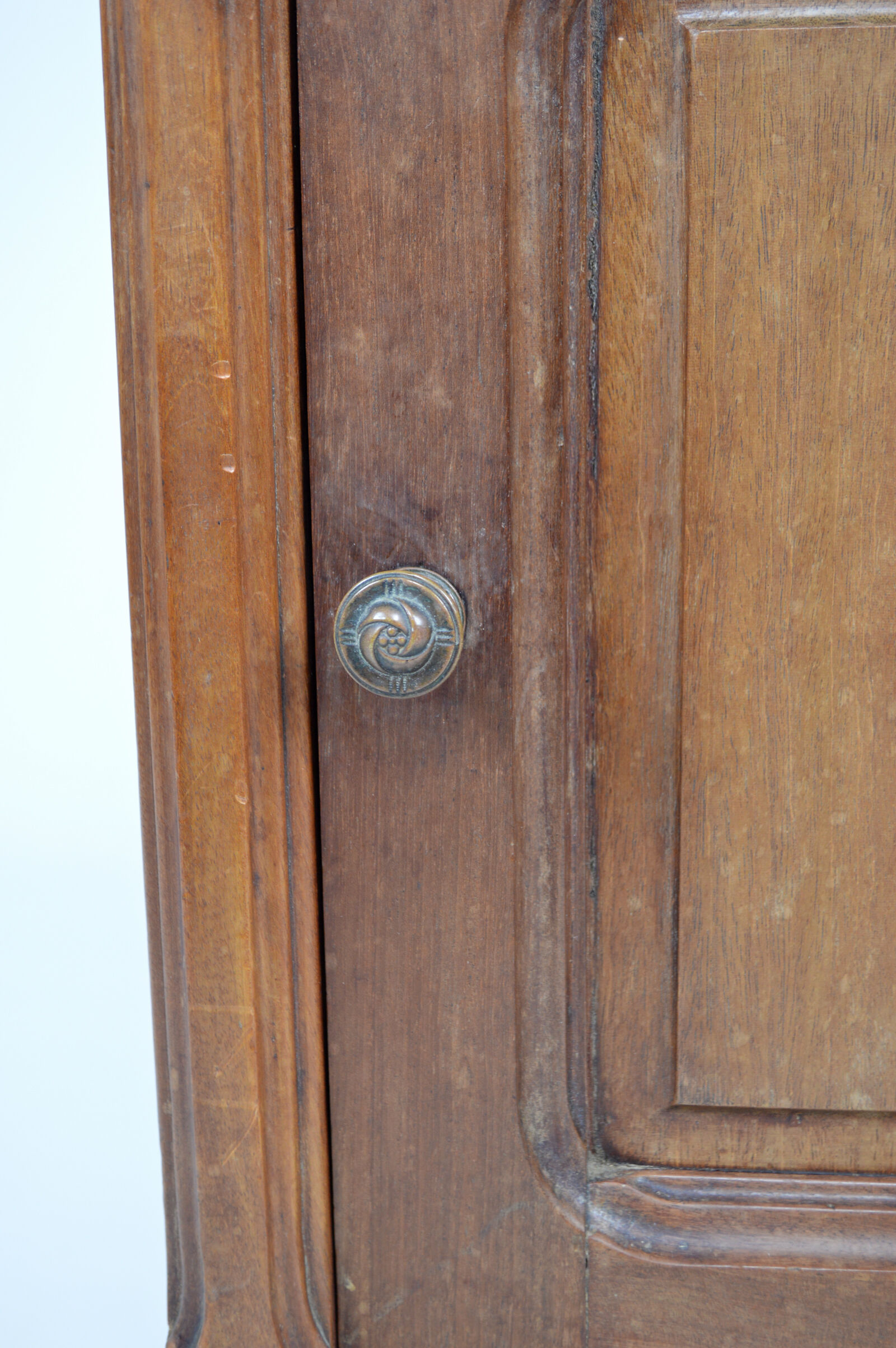 Art nouveau bedside by Mathieu Gallerey in mahogany, circa 1920