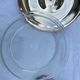 Silver-plated metal vegetable tureen