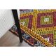 1970s Vintage Turkish Oushak Handmade Wool Cotton Orange Area Rug 160x263