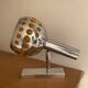 Space age wall lamp, chrome metal, 70s