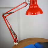 Orange Adjustable Achitect Table Lamp by Luxo, 1970s