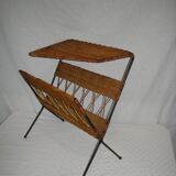 Magazine holder and tablet from the 50s