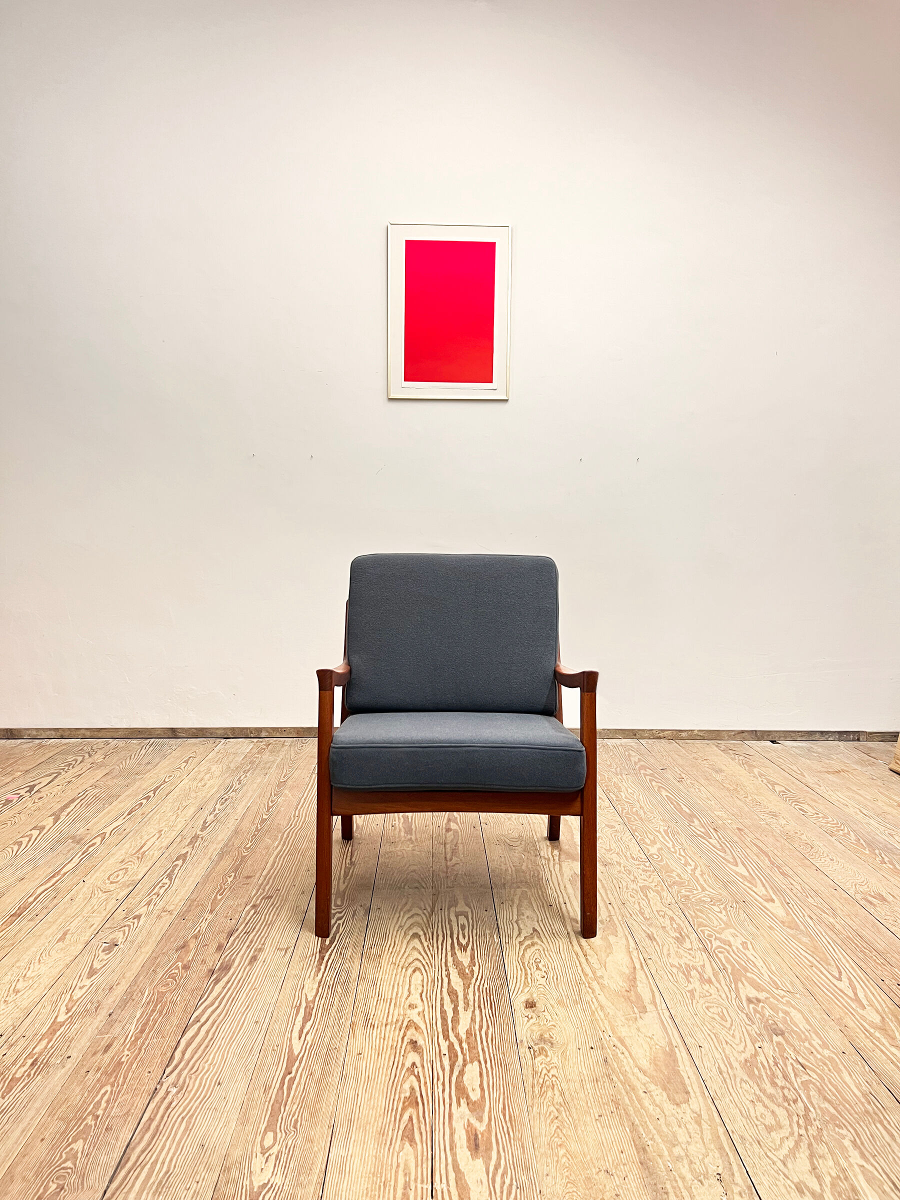 Teak armchair or easy chair by Ole Wanscher for France & Son, Mid Century Modern Danish Design, 1950er