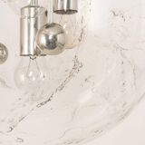 Large Sputnik ball pendant by Doria, Germany, 1970s.