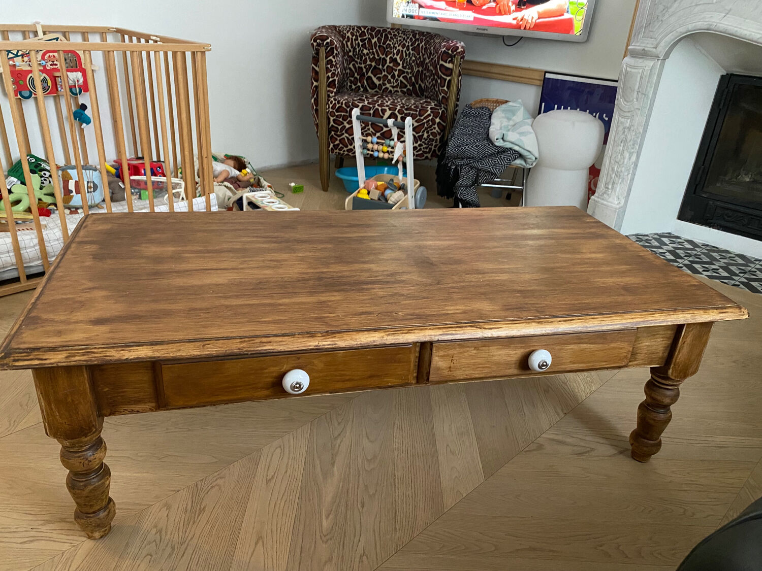 Table basse bois