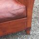 Art deco leather club chair from the 1930s