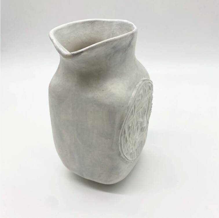 Vallauris glazed ceramic pitcher, 1960s