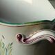 St Clement faience jardiniere with marine and swan decoration, early 20th century.