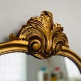 Large gilded old mirror 77x130cm