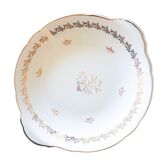 Plat grande assiette  "lutetia" Keller Guérin Luneville Badonvillier