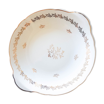 Dish large plate "lutetia" keller guerin luneville badonvillier