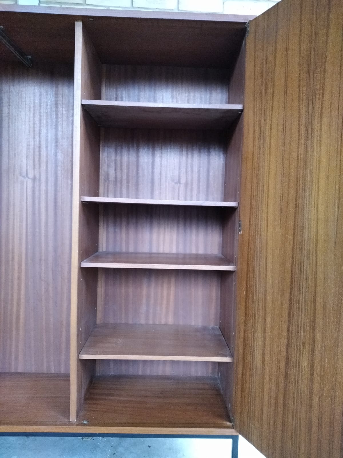 Vintage scandinavian modernist wardrobe 1950