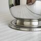 Vintage shiny metal champagne bucket