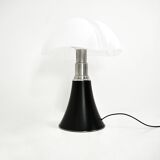 Black Pipistrello lamp by Gae Aulenti for Martinelli Luce