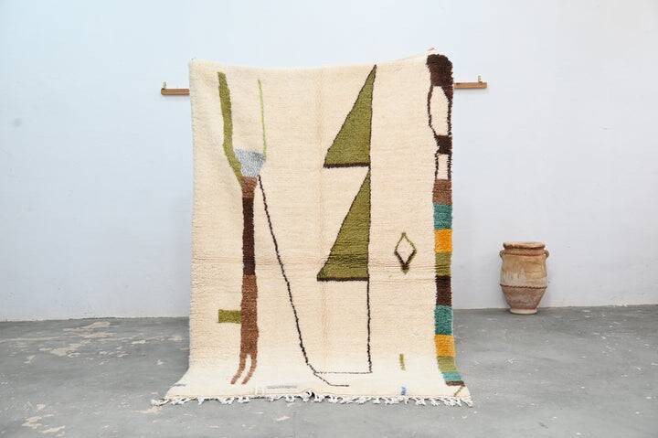 Tapis bérbere fait main traditionnelle 250cmx150cm