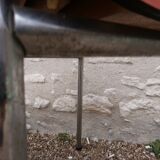 Table red Formica with extensions