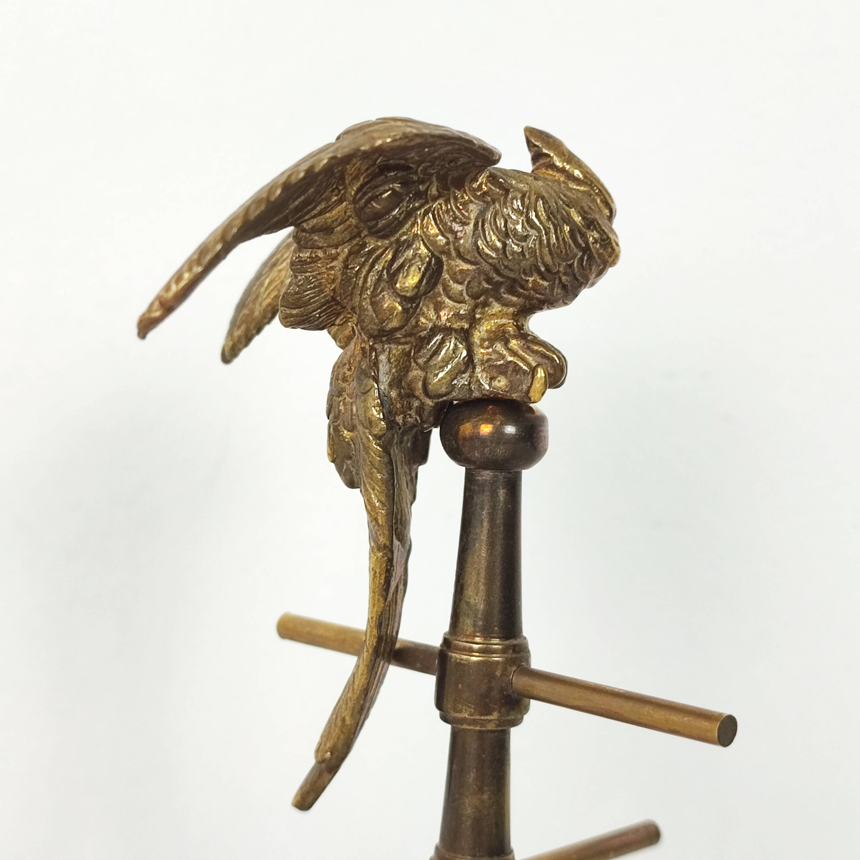 Porte bijoux "perroquet" bronze