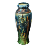 Glazed Vase Ceramic first quarter of the 20th century - Flanders - Belgium Thulin