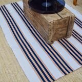 Woven cotton rug 118x175cm