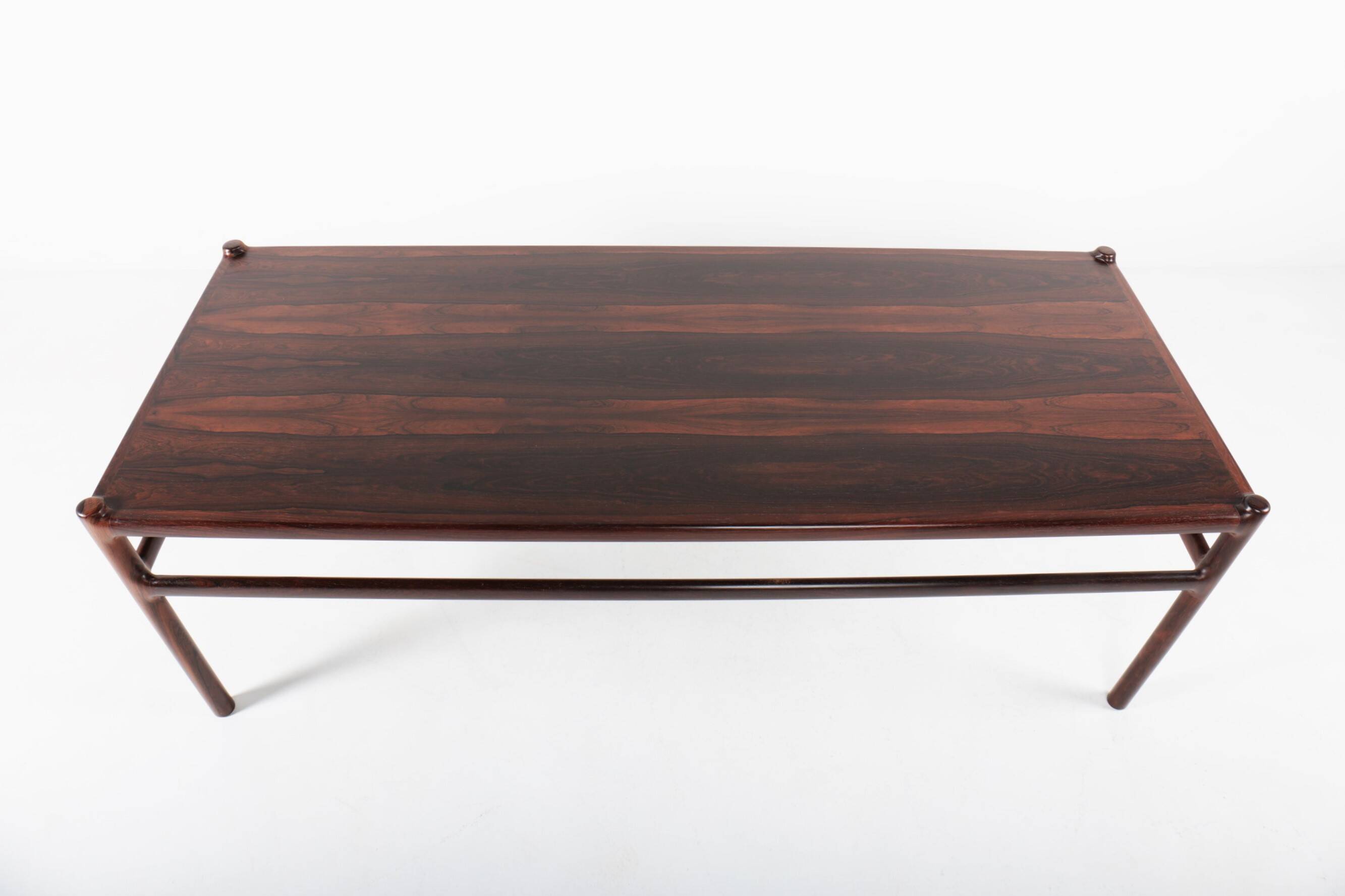 Coffee table in rosewood by Henning Korch - CF Christiansen Silkeborg