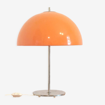 Orange Unilux mushroom lamp