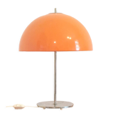 Orange Unilux mushroom lamp