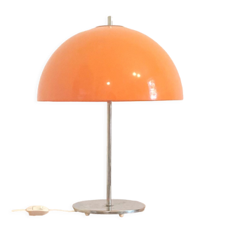 Orange Unilux mushroom lamp