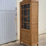 Art deco glass-glazed parisian wardrobe